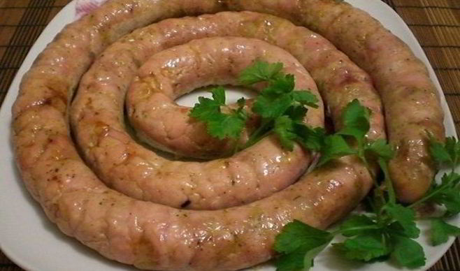 Колбаса из индейки