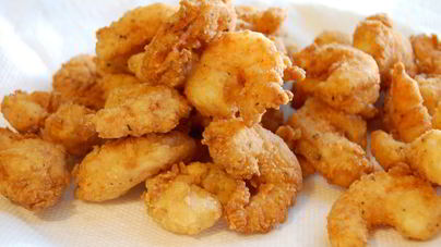 Королевские креветки в кляре