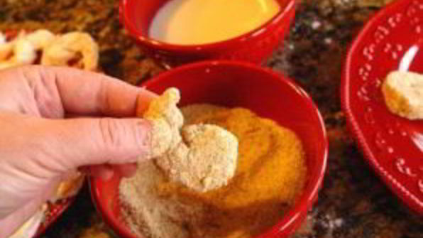 креветки в кляре