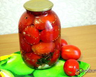 Маринованные помидоры с базиликом и семенами горчицы