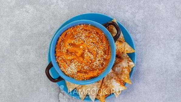 морковный хумус
