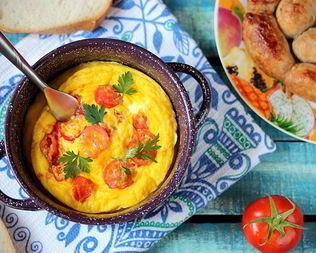 Омлет в микроволновке