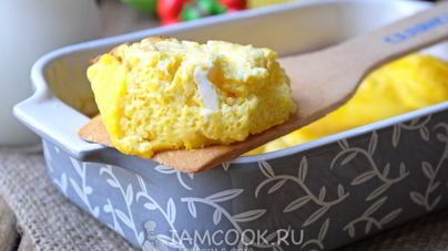 Детский омлет с молоком