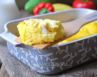 Детский омлет с молоком