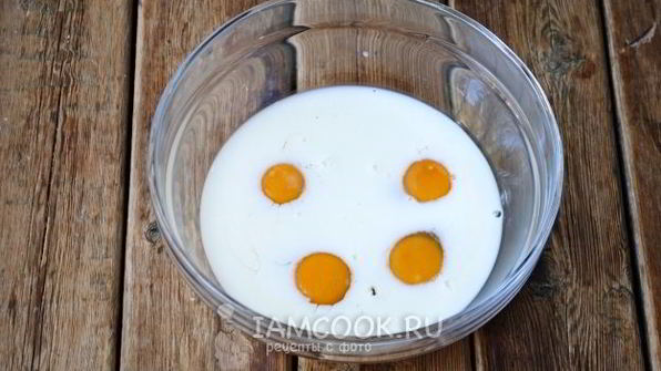 детский омлет с молоком