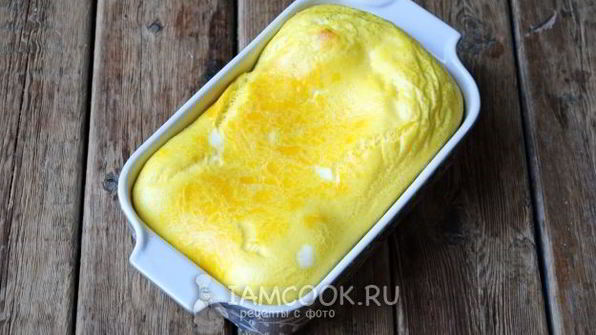 детский омлет с молоком