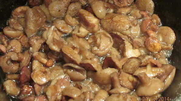 фриттата из кабачков с грибами