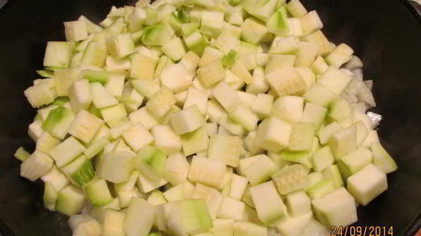 фриттата из кабачков с грибами