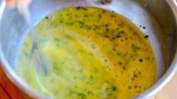 фриттата с картофелем и ветчиной