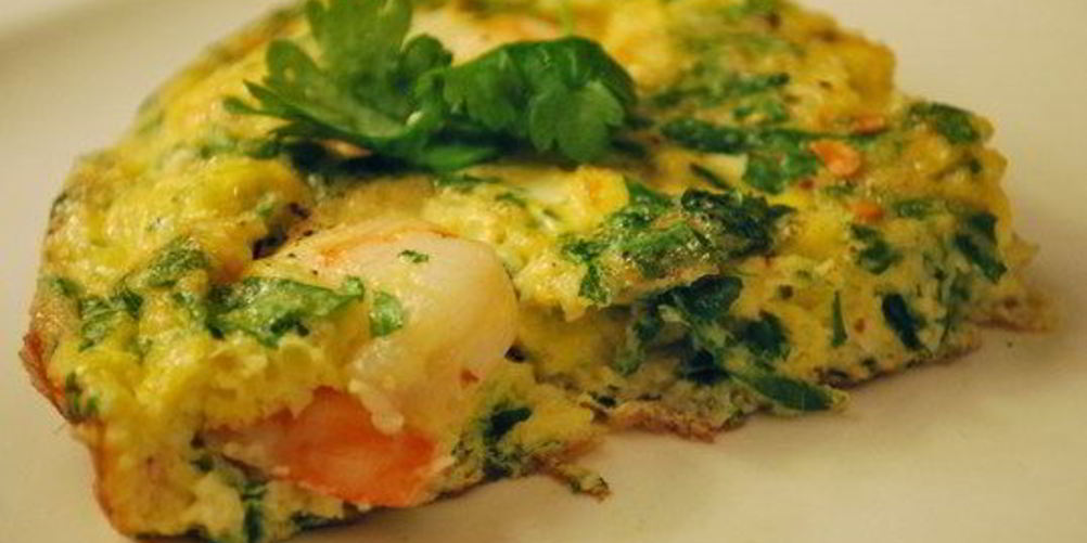 Рецепт фриттата с креветками