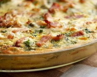 Фриттата с овощами и грибами