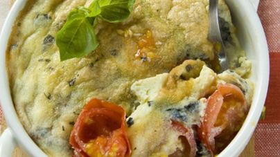 Фриттата с помидорами и базиликом