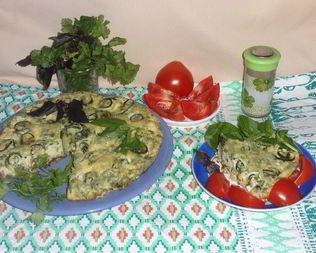 Фриттата с цукини