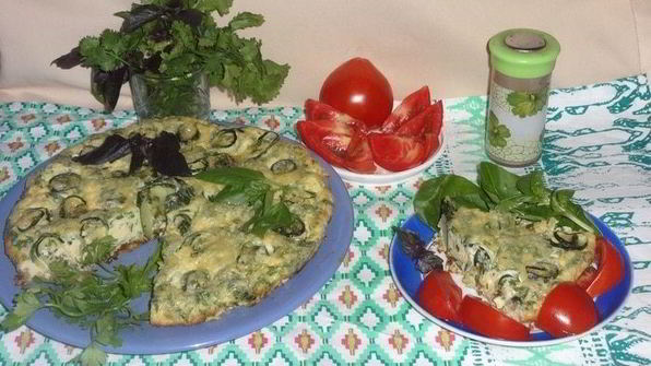 фриттата с цукини