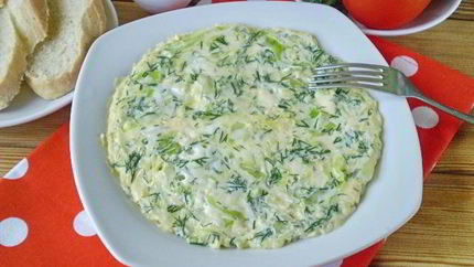 Капустный омлет