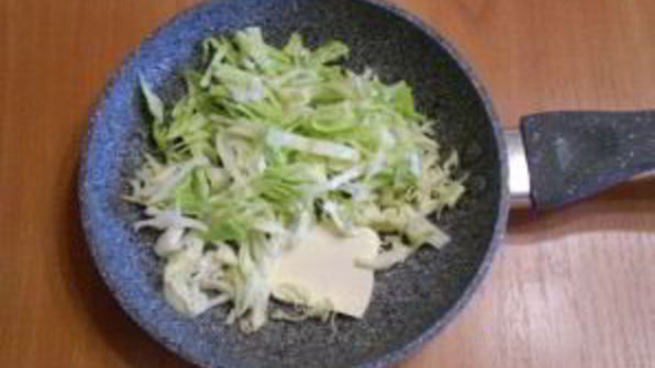 капустный омлет