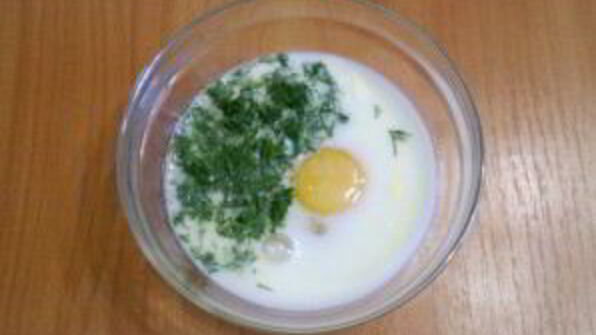 капустный омлет