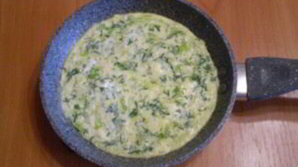 капустный омлет