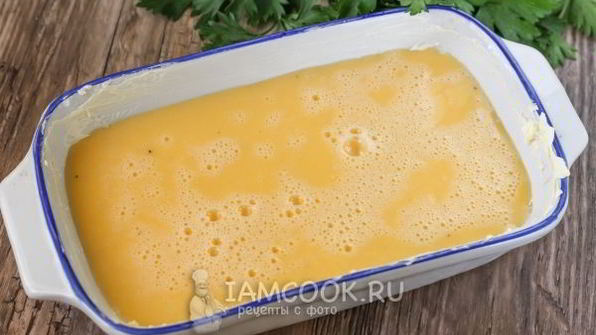 омлет без молока в духовке