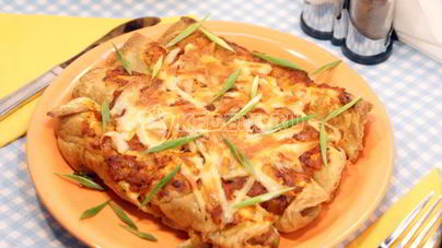 Омлет из яиц с начинкой