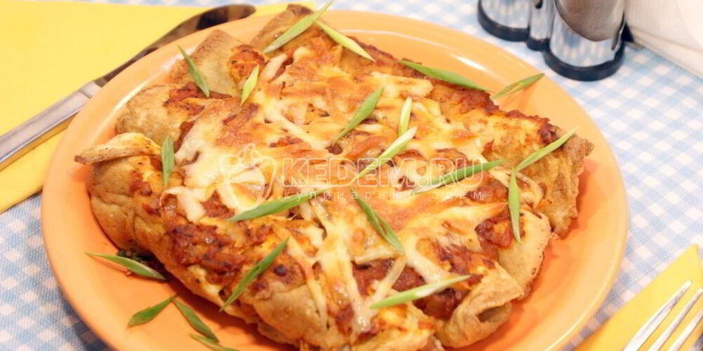 Рецепт омлет из яиц с начинкой