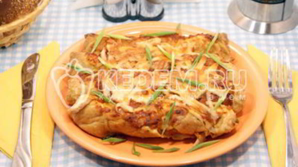 омлет из яиц с начинкой