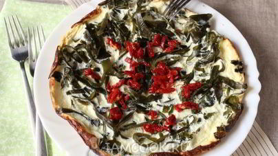 Омлет Камуфляж с морской капустой