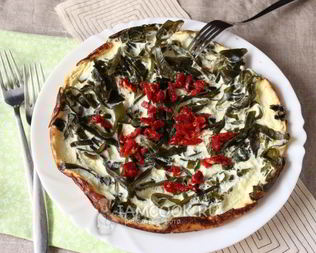 Омлет Камуфляж с морской капустой