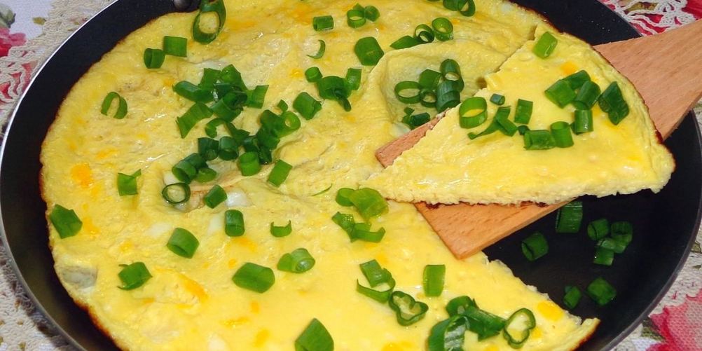 Рецепт омлет классический с молоком на сковороде
