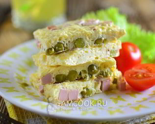 Омлет на сковороде