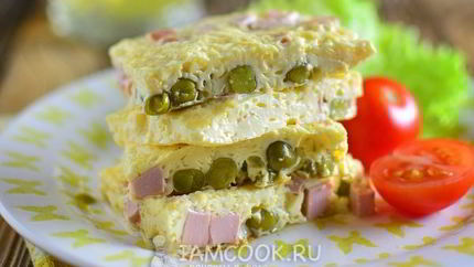 Омлет на сковороде