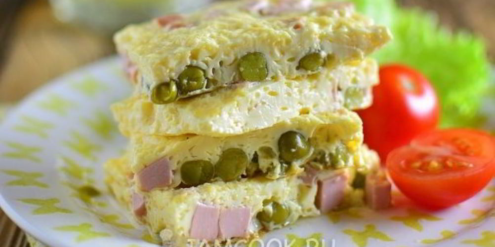 Рецепт омлет на сковороде