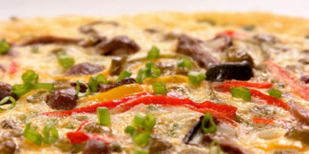 Рецепт омлет пестрый