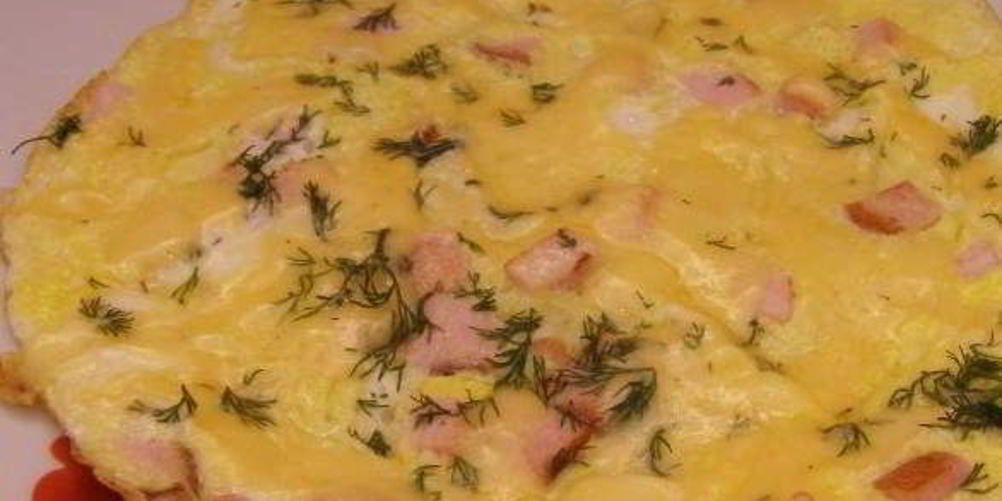 Рецепт омлет по-английски