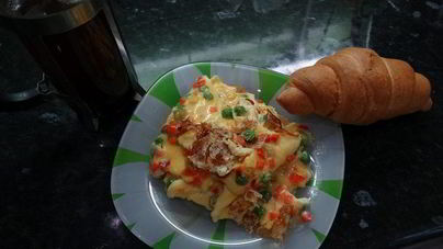 Омлет по-мексикански