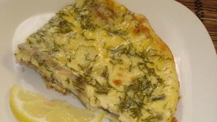 Омлет рыбный