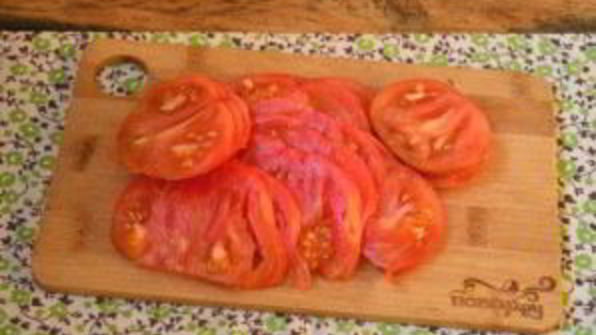 омлет с баклажанами и помидорами