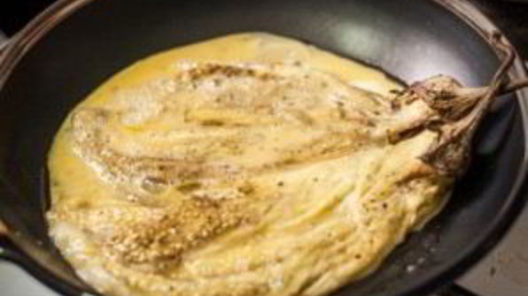 омлет с баклажанами