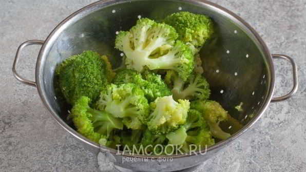 омлет с брокколи в духовке