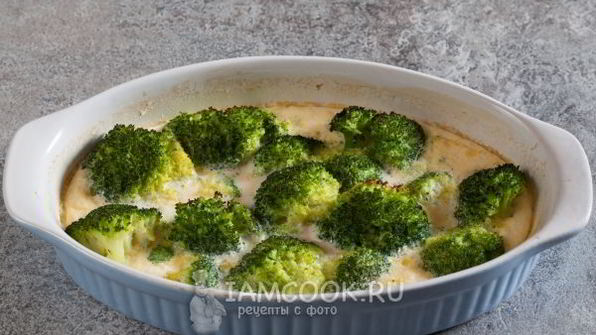 омлет с брокколи в духовке