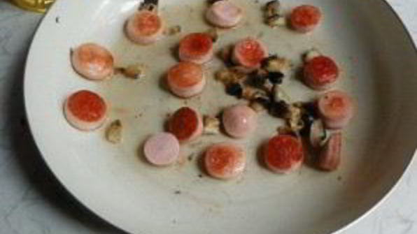 омлет с грибами и помидорами