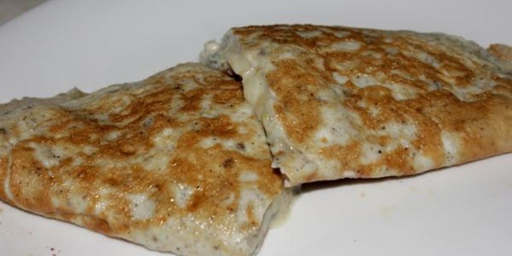 Рецепт омлет с грушей и сыром дор блю