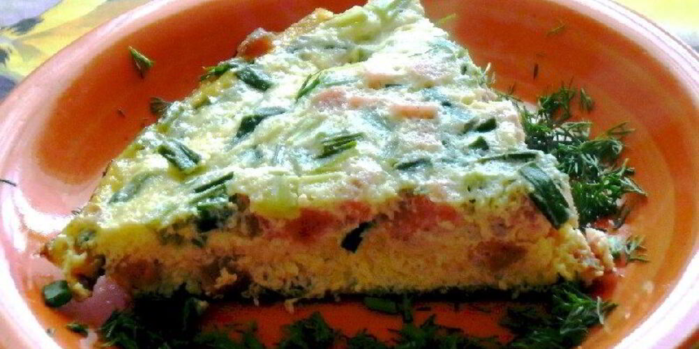 Рецепт омлет с кефиром