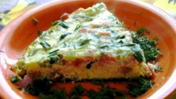 омлет с кефиром