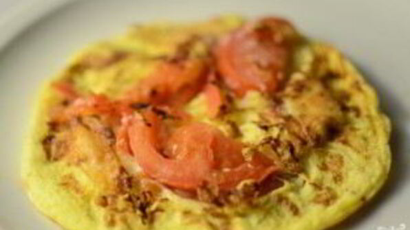 омлет с козьим сыром