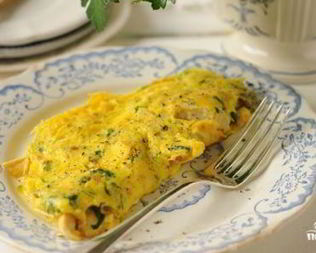 Омлет с курицей