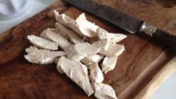 омлет с курицей