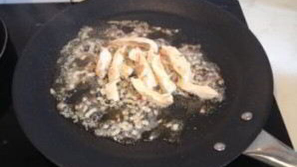 омлет с курицей