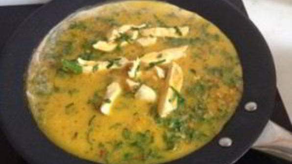 омлет с курицей