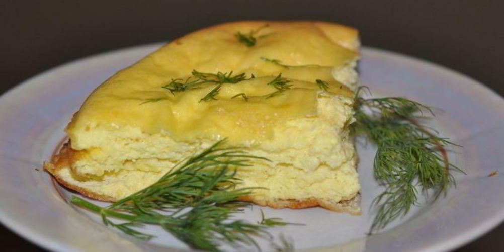 Рецепт омлет с мукой и молоком